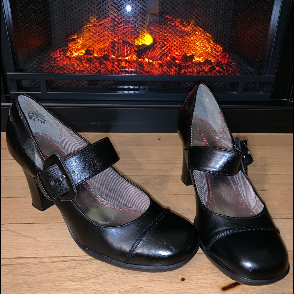 Bongo Mary Jane Chunky Heel Size 10